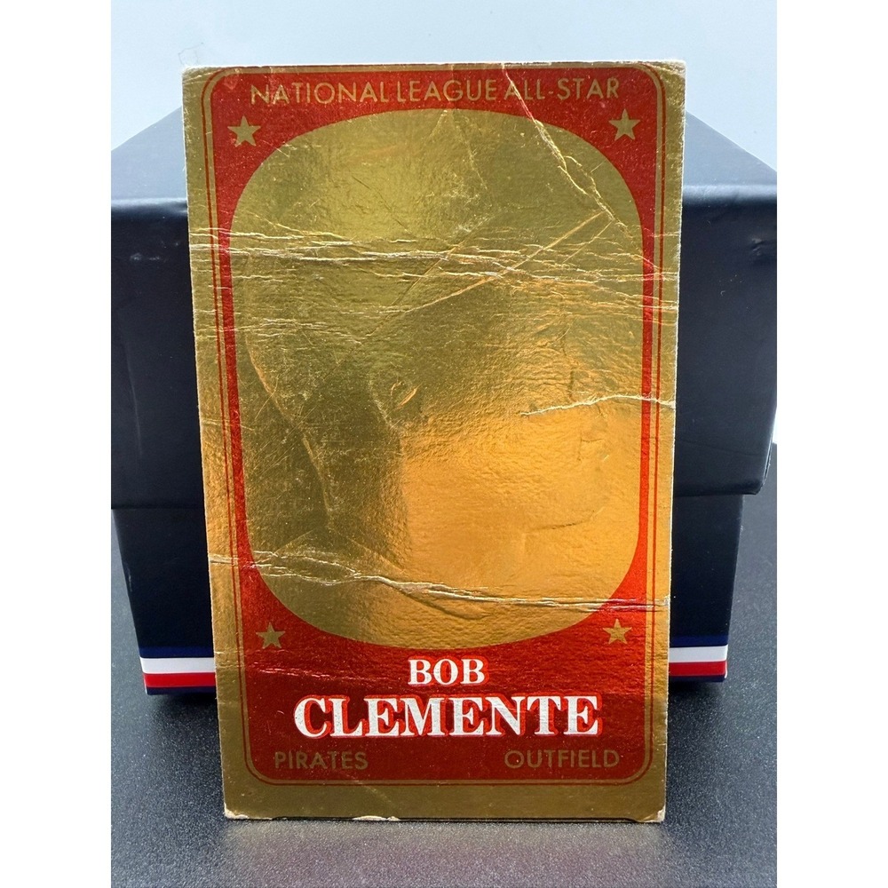 1965 Topps Embossed 19 Roberto Clemente Pittsburgh Pirates NL All-Star Card